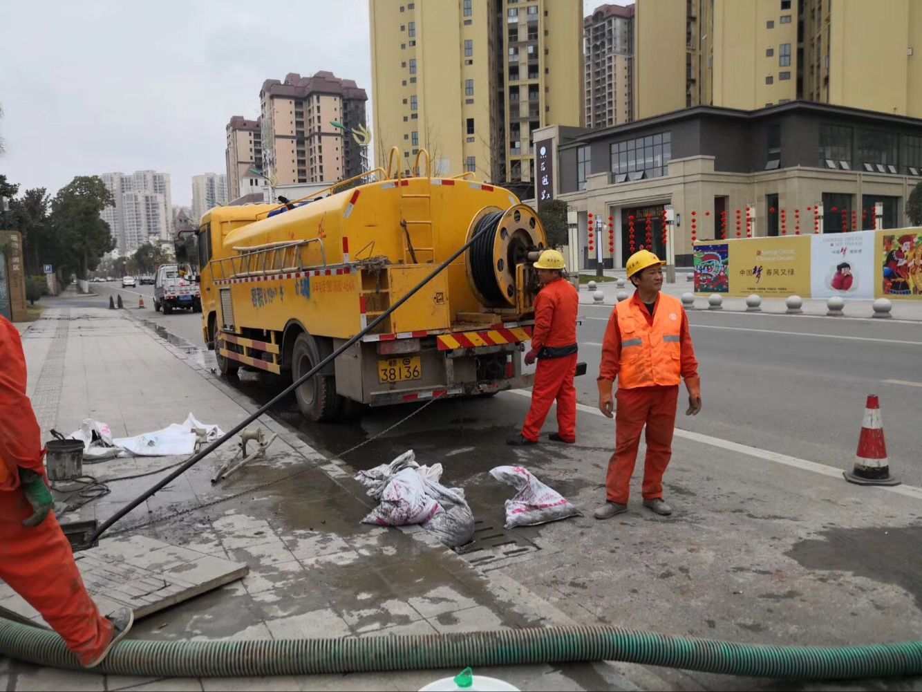 安福排污管道清淤-管道清洗